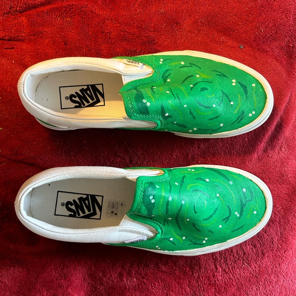 Custom hand painted sneakers